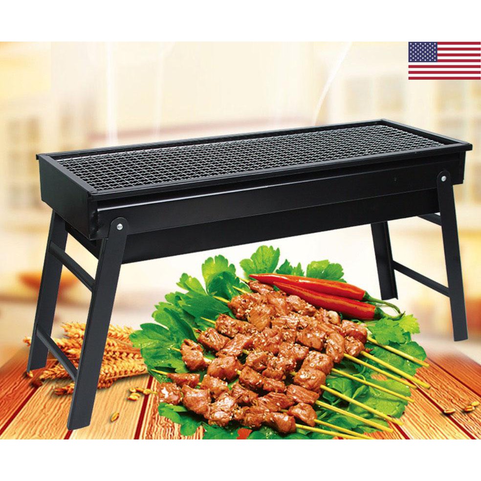 Lò nướng than xếp gọn du lịch dã ngoại BBQ US GRILL 60cm - AsiaMart