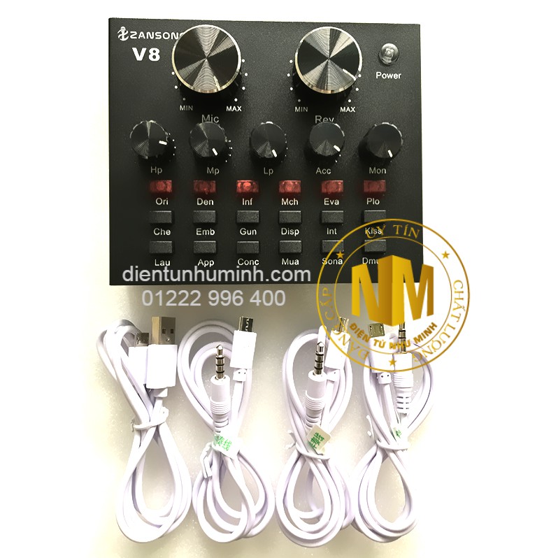 Sound card V8 Bluetooth 2019 chuyên live stream