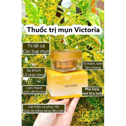 kem mụn Victoria