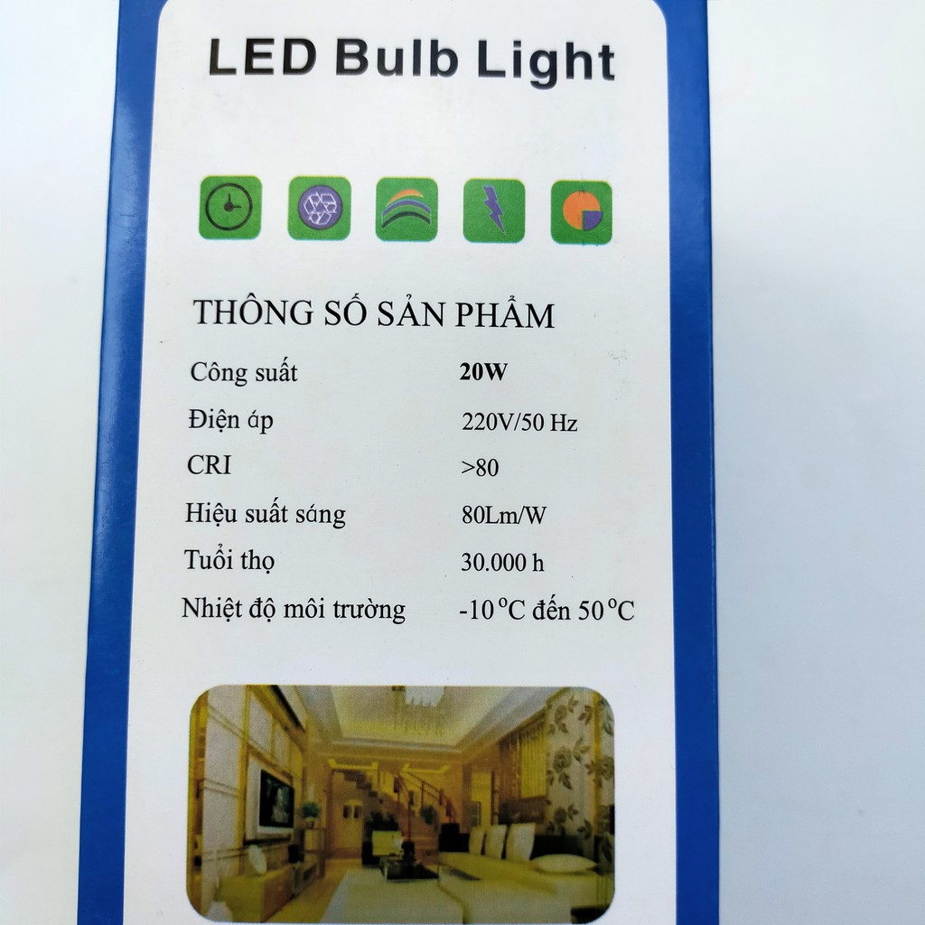 Bóng Đèn LED bulb 20W E27