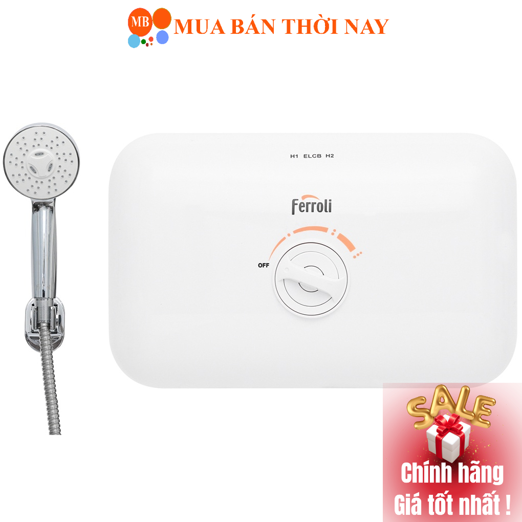 Máy nước nóng trực tiếp Ferroli RITA FS-4.5 TM TE Chống Giật