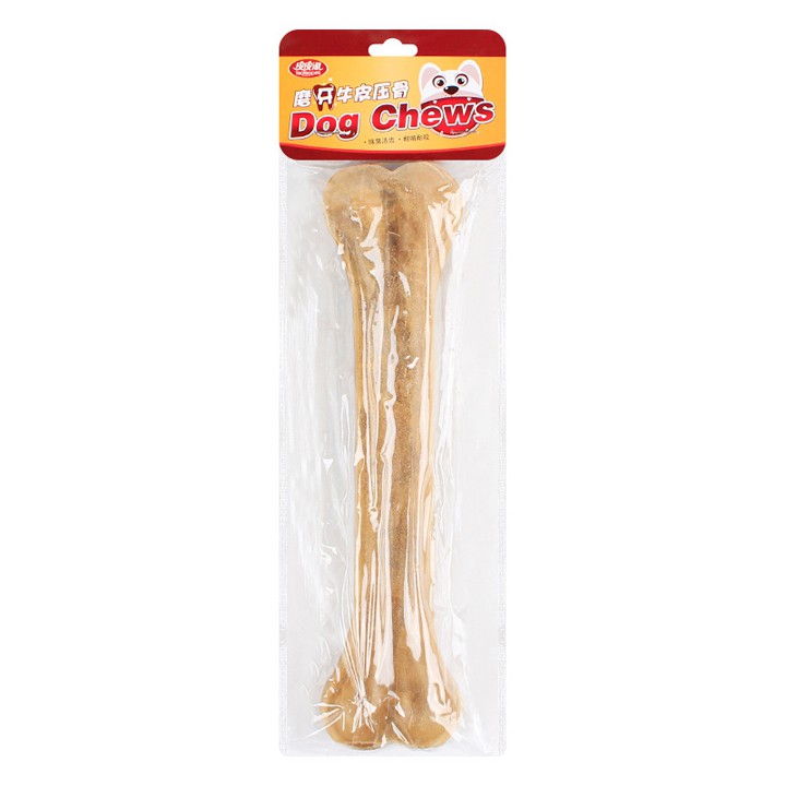 Xương da bò Kún Miu cho chó gặm sạch răng, khử mùi hôi miệng kích cỡ 20cm