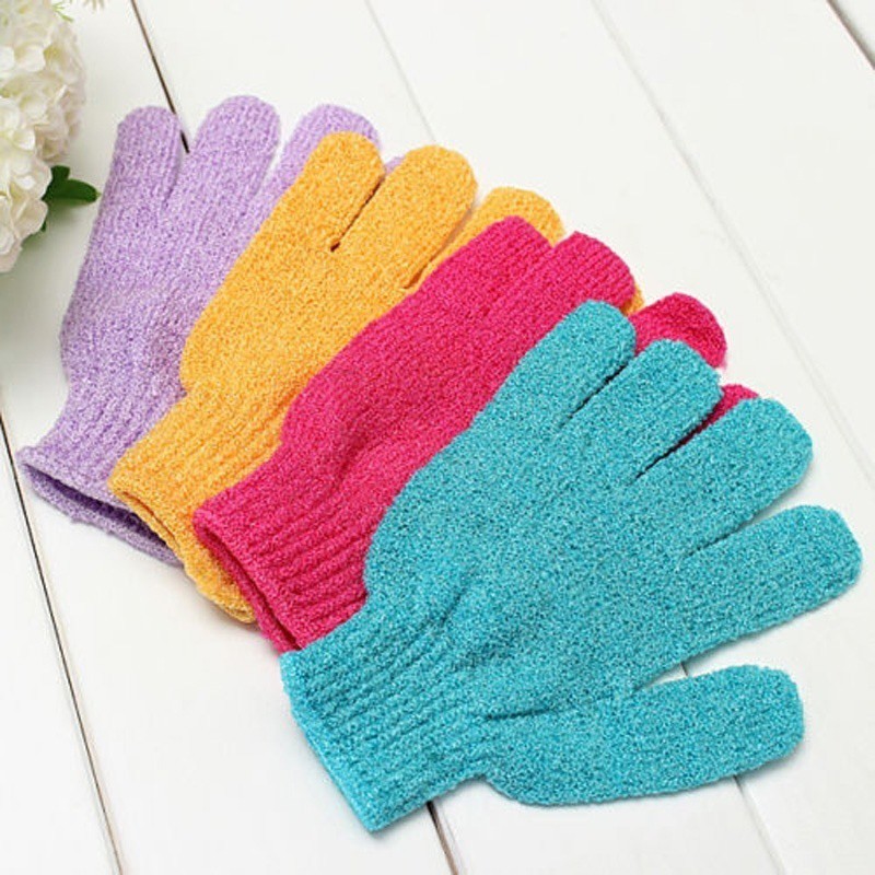 Bộ 2 găng tay tắm tẩy tế bào chết cho cơ thể tiện dụng