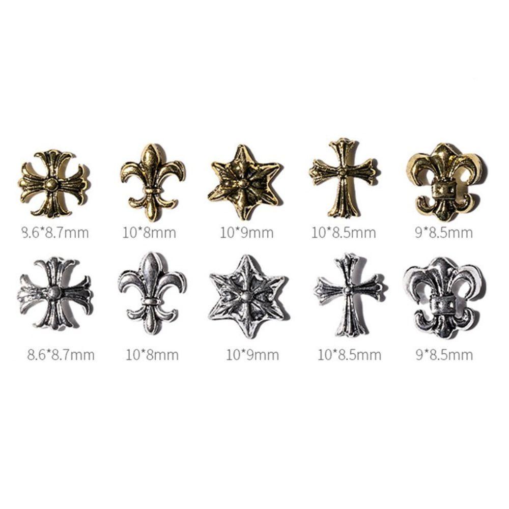 Phụ Kiện Trang Trí Móng Tay Xinh Xắn Charms|Đinh Tán Hình Ngôi Sao / Trái Tim Trang Trí Móng Tay Nghệ Thuật
