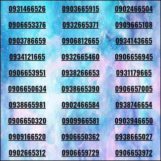 Sim MobiFone đẹp giá rẻ khuyến mãi data lớn