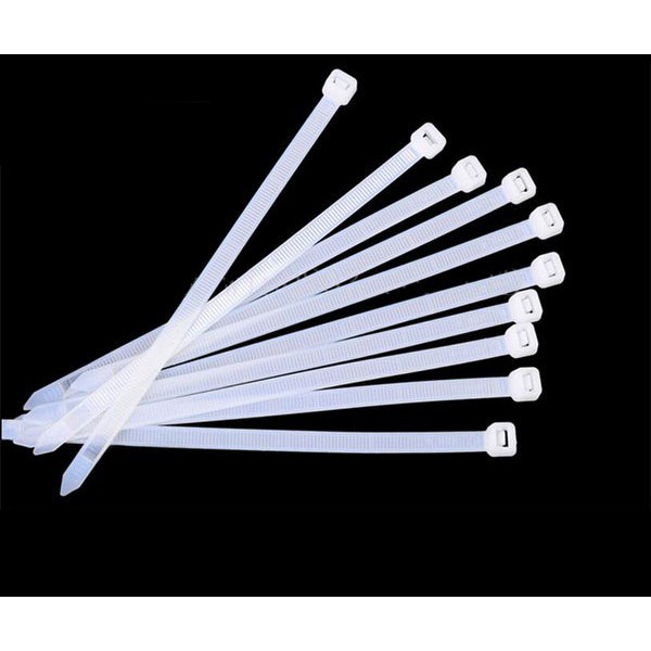 Dây rút nhựa màu trắng loại 10cm