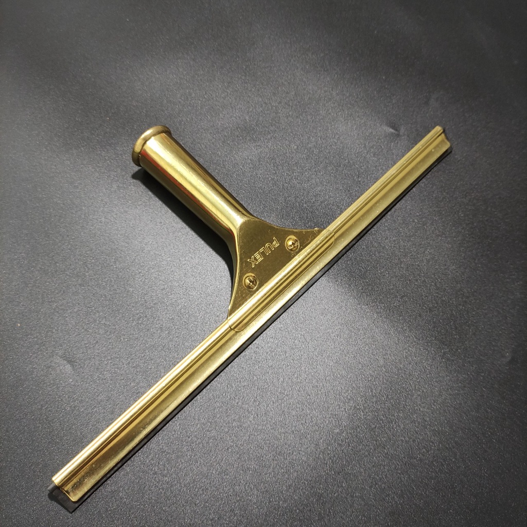 Cây lau kính cầm tay Pulex 35cm cao cấp màu vàng gold chuyên dụng vệ sinh kính mà mặt phẳng