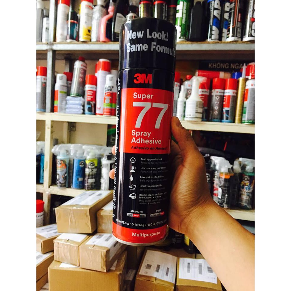 Keo xịt đa năng 3M Super 77 375g ducthanhauto