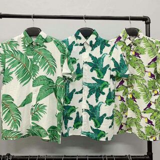 (Lẻ=sỉ)Áo sơ mi hoa quả đi biển chất tơ đũi