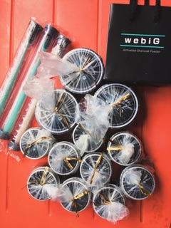 Than hoạt tính trắng răng webiG