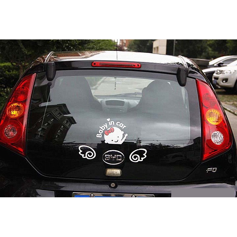 Decal Tem Baby In Car (mẫu 2) MS-66