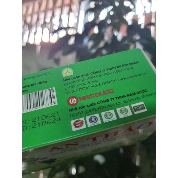 Viên uống An Thảo giảm nhiệt miệng, lở chân răng, loét lưỡi, hôi miệng - Đông Anh Pharmart