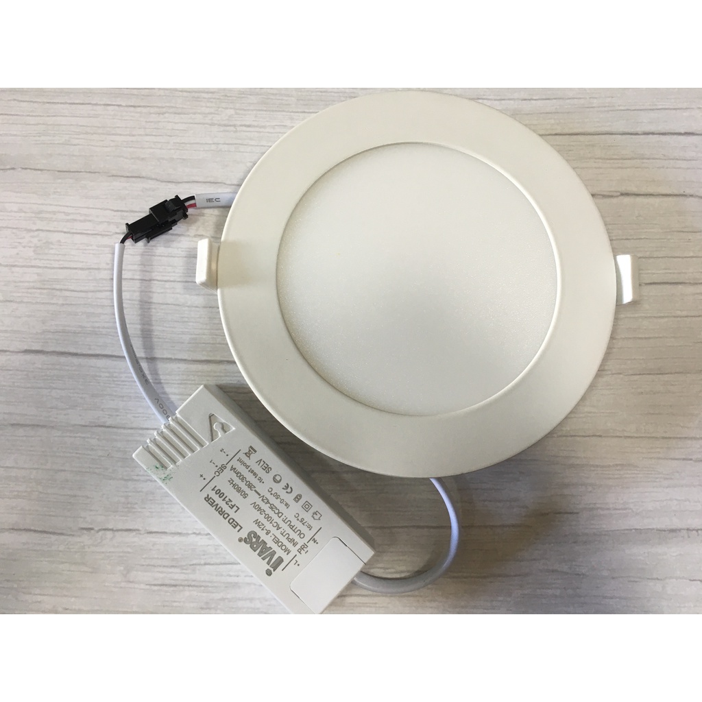 Đèn LED Âm Trần Siêu Mỏng Nhẹ Đơn Sắc Thương Hiệu IVARS - Công Suất 9w