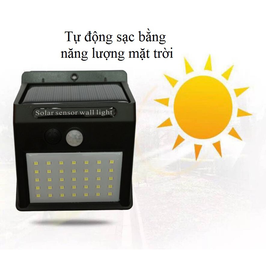 Đèn năng lượng mặt trời Solar 40 LED siêu sáng