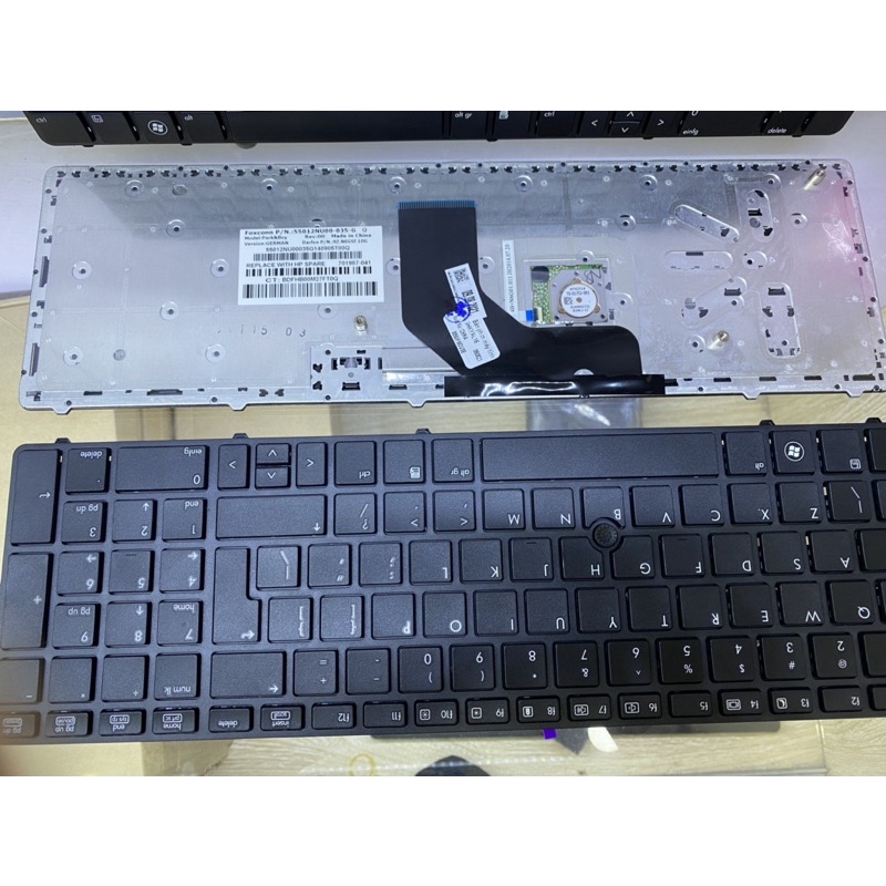 Bàn phím laptop HP EliteBook 8560p, 8570p 8560B ProBook 6560b 6565b 6570B( NEW 100%-Hàng Có Chuột)