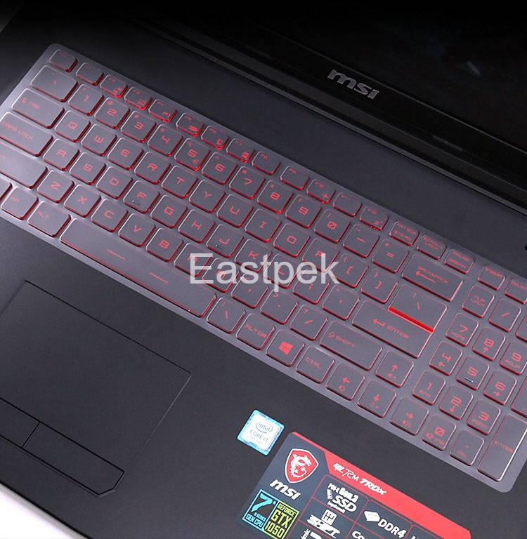 Vỏ Tpu siêu mỏng chống thấm nước cho bàn phím MSI GL65 GL63 GT76 GS75 GP73 GL73 GE63 GE65 GE73 7RD / GE73 Raider