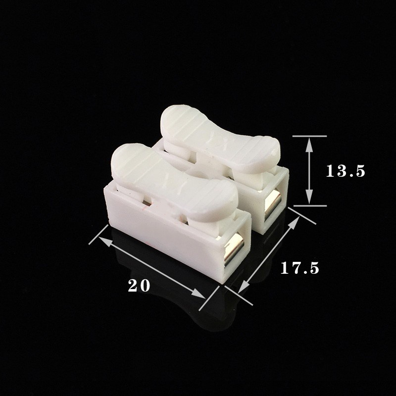 Combo 10 cút nối nhanh dây điện 0.5mm đến 2.5mm CH-2 220VAC 10A