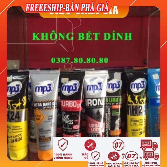 [ Chính Hãng - CAO CẤP ] Keo vuốt tóc nam tạo phồng giữ nếp cao cấp/ Gel vuốt tóc MP3 pháp không bết dính, giữ nếp 24h