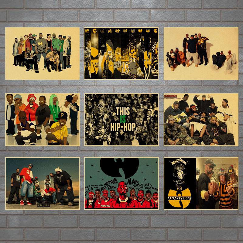 Poster treo tường trang trí hình nhạc Hip Hop nghệ thuật