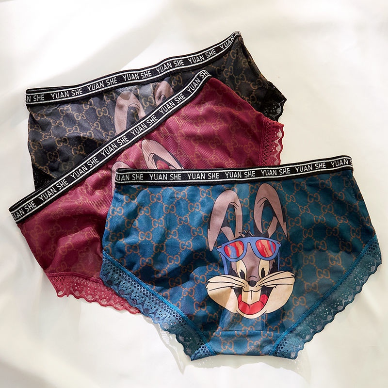 Quần Lót cotton Phối Lưới Họa Tiết Thỏ Bugs sinsqykg006.my21.6.24 Cho Nữ | BigBuy360 - bigbuy360.vn