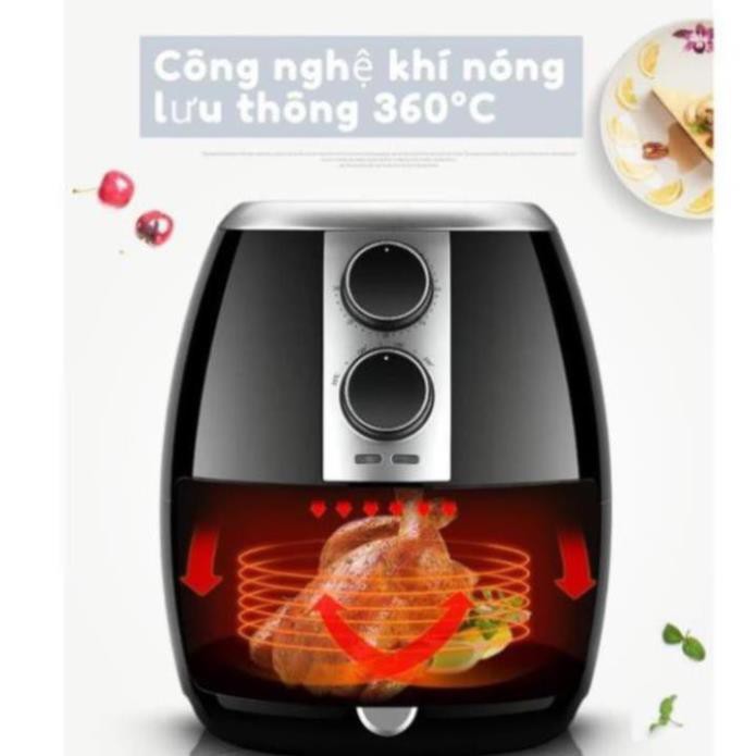 (Sẵn nồi) Nồi chiên không dầu SHANBEN SB-D16 1400W 3.5L và SB-D18 1400W 4.5L (Hàng nội địa Trung)