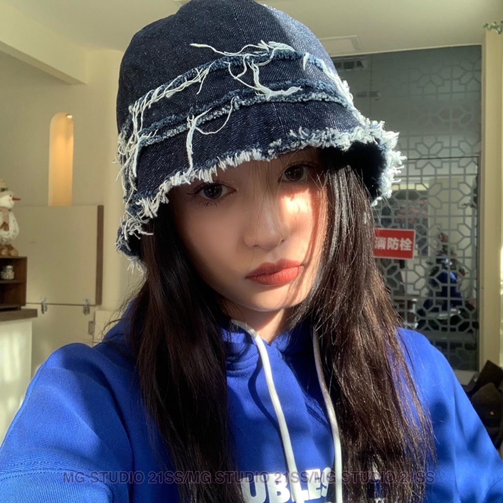 Mũ MG STUDIO bằng denim sành điệu