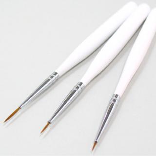 1 Bộ 3 Cọ Vẽ Móng Tay Mới