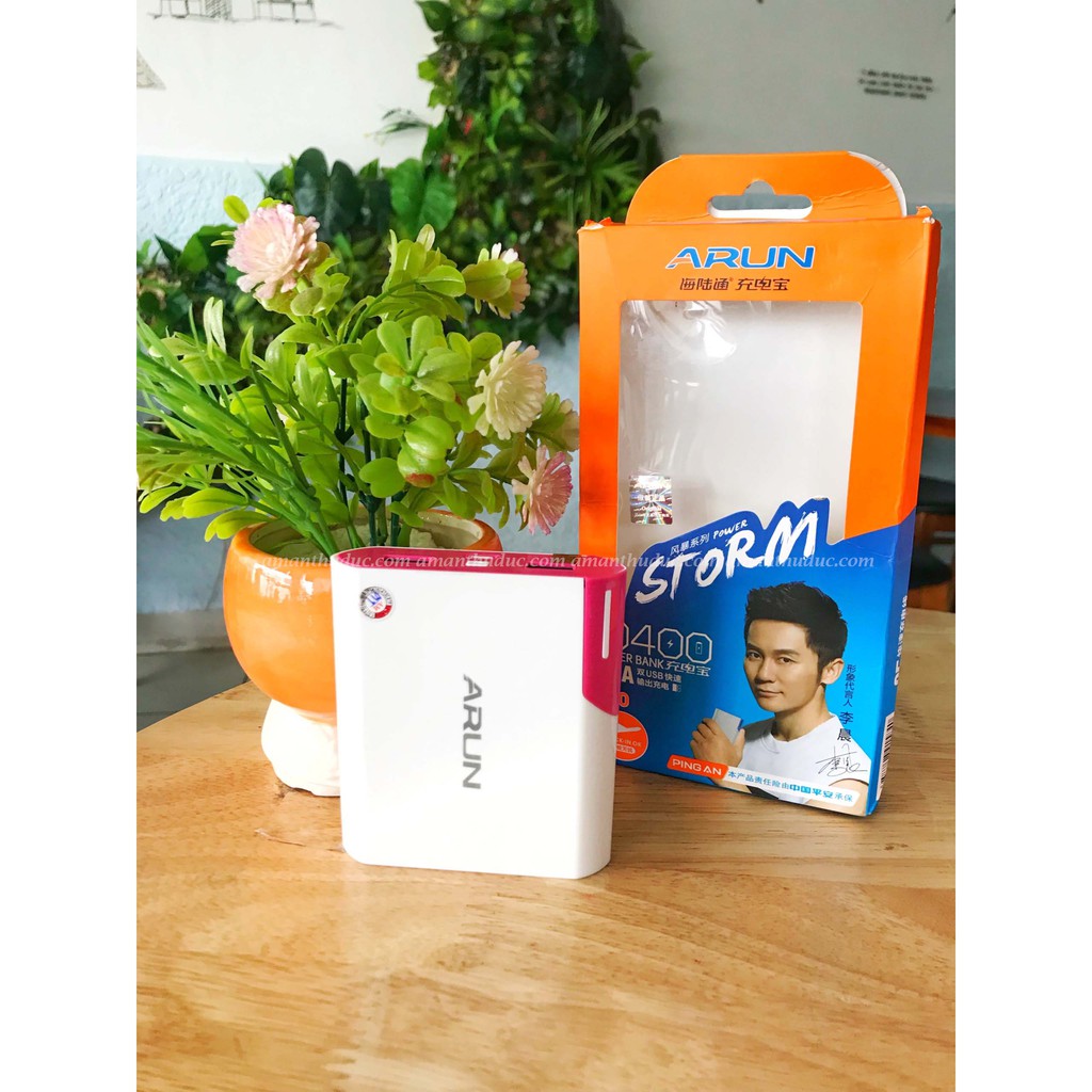 Pin Sạc Dự Phòng Arun 10.400 MAh