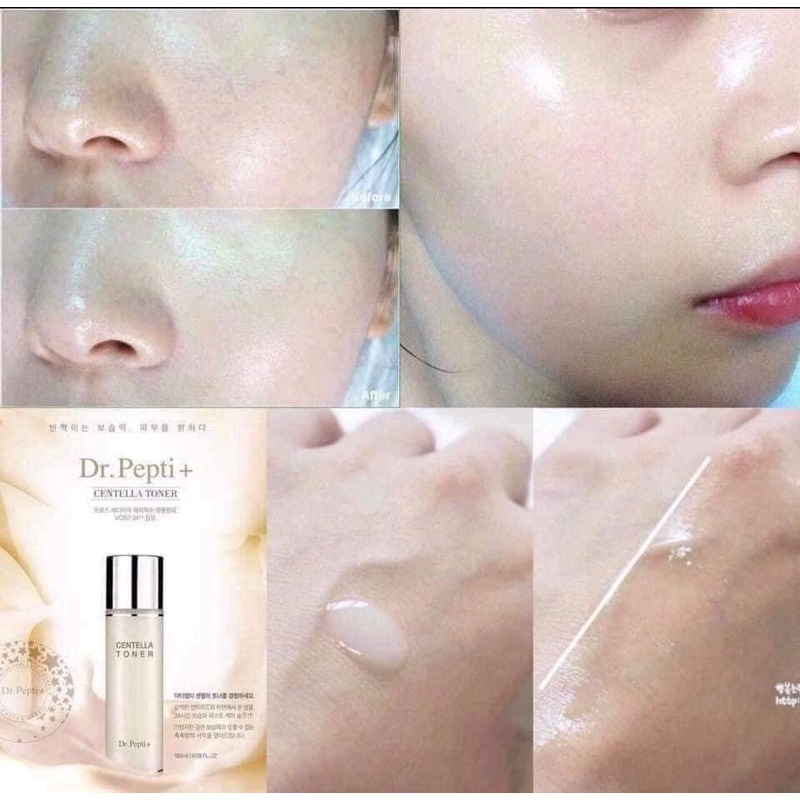 Nước hoa hồng toner căng bóng dr.pepti toner pepti peptit