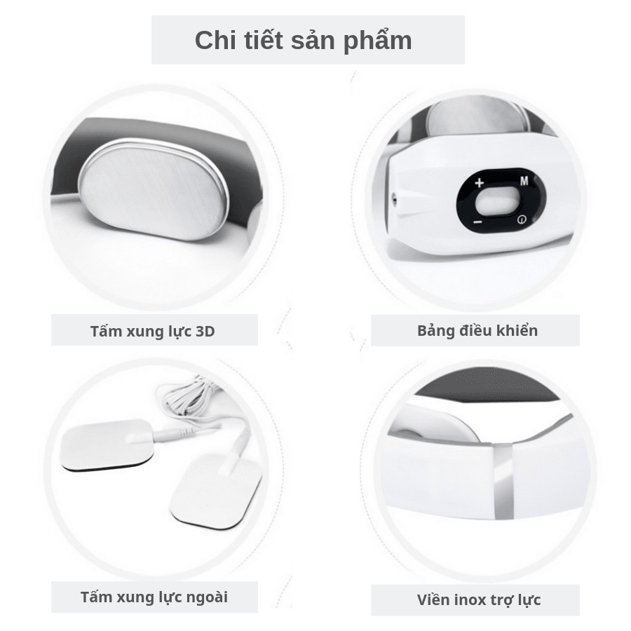 ✈️[Freeship] Máy massage cổ vai gáy Ailuen ALE-10 & YC-501D chính hãng [điều trị cổ vai gáy]