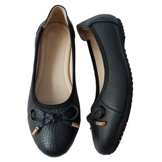 Giày Búp Bê Nữ Da Bò BIGGBEN Cao Cấp HKD3579