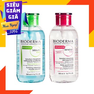 [ CHÍNH HÃNG ] Nước Tẩy Trang Bioderma Solution 500ml - như hình