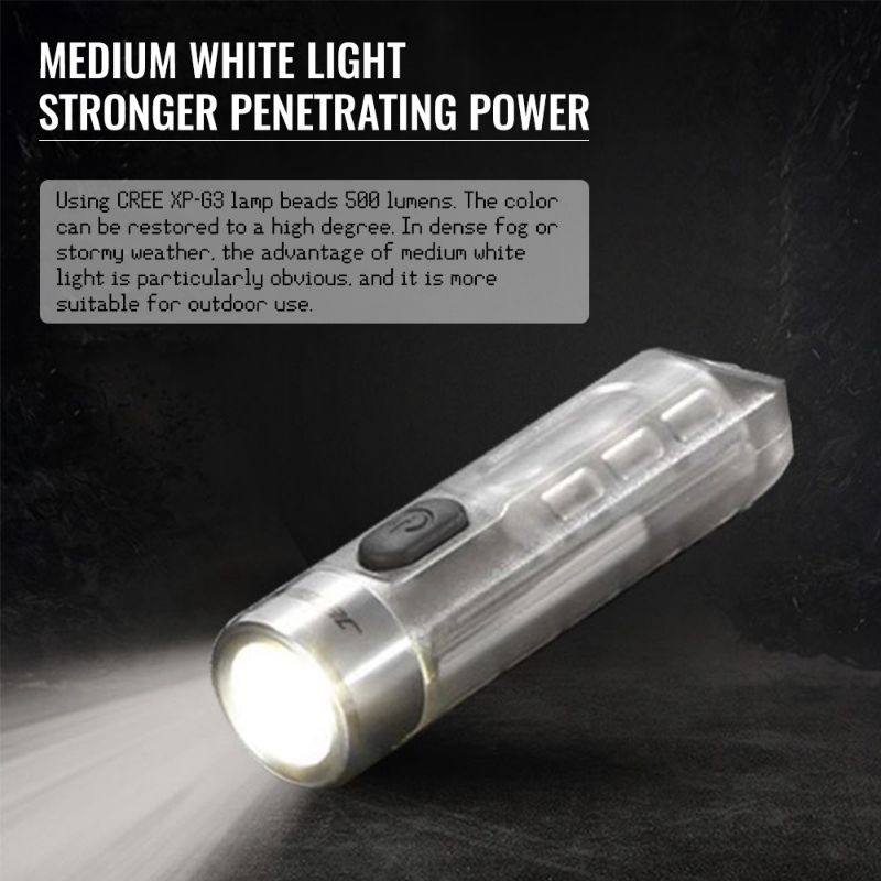 Đèn pin mini siêu sáng JetBeam / S11 - 500lumen - IPX6