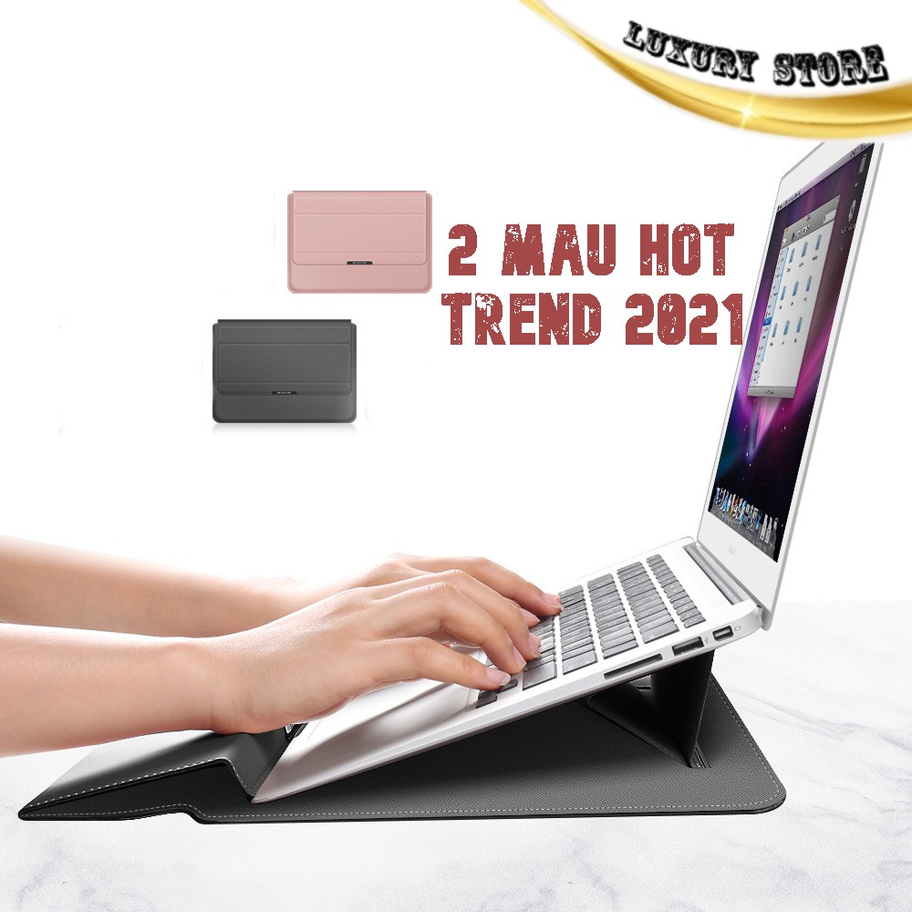 [ 3in1 ]  ⚡ Bao da Macbook Laptop Surface  đa công dụng chống va đập nâng cấp hoàn toàn mới - Da cao cấp