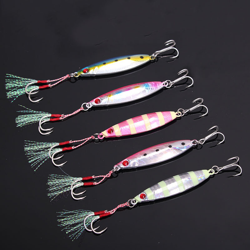 Mồi Câu Cá Nổi Mắt 3D Bằng Sắt Cứng 15g / 20g / 30g / 40g