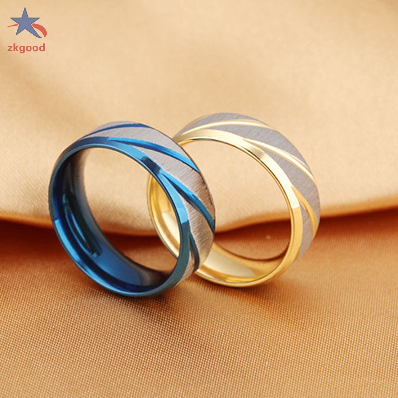 Nhẫn thép titan bề mặt đánh bóng thời trang cho nam