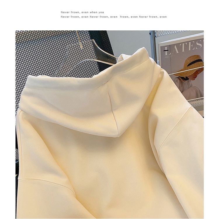 Áo Hoodies Có Nón Dài Tay Giả Hai Lớp Thiết Kế Mới Thời Trang Mùa Thu Dành Cho Nữ