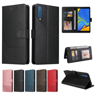 Case for SAMSUNG GALAXY A7 2018 / A750 009 Ốp lưng da PU cho