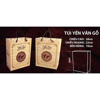 30 TÚI ĐỰNG YẾN SÀO HOA MAI LỚN 100G
