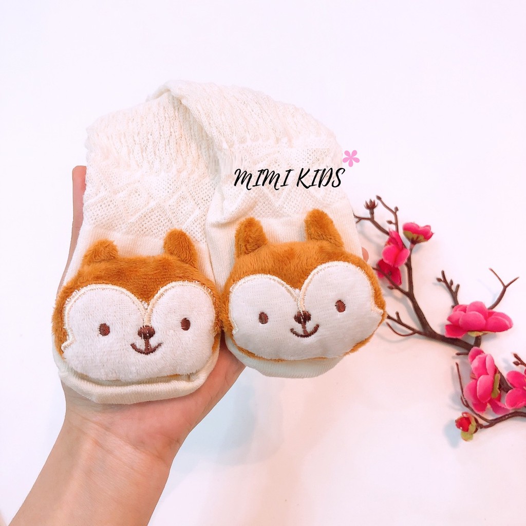 Tất lưới đùi - hình thú cho bé Mimi Kids (0-12m)