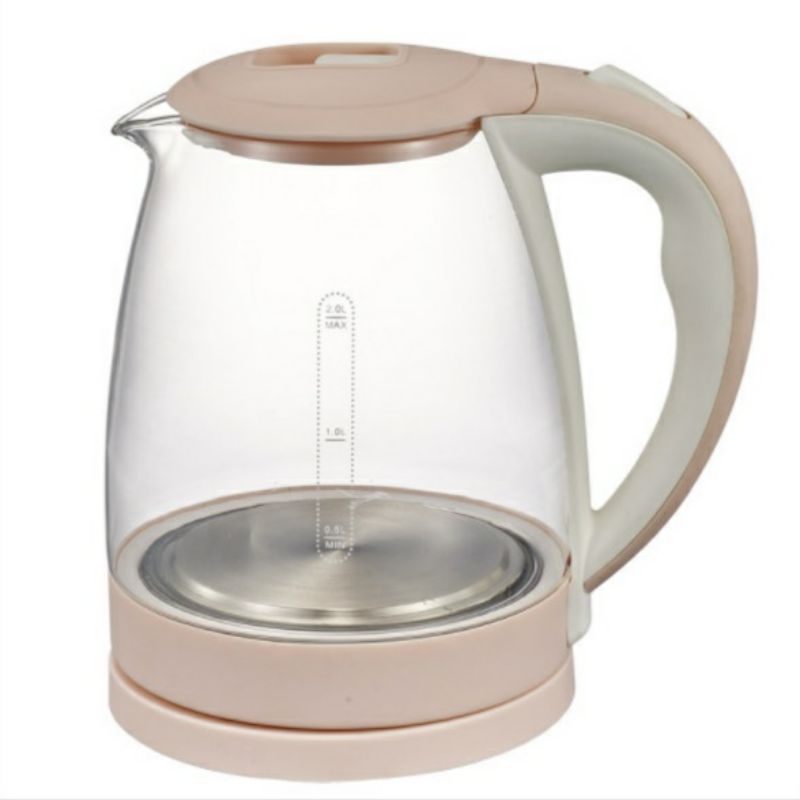 Ấm đun siêu tốc thủy tinh 2l