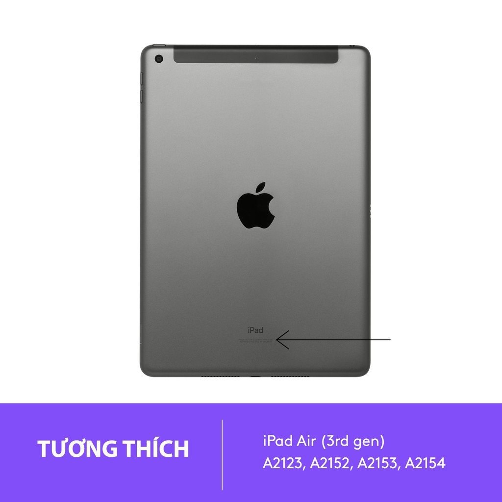 Bao da bàn phím Logitech Slim Folio bluetooth cho IPad Pro 11 inch, 12.9 inch, Gen 7, Gen 8, Air Gen 3 - Chính hãng | BigBuy360 - bigbuy360.vn