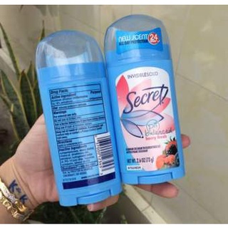 [Auth] Lăn Nách Khử Mùi Secret USA Cho Nữ Invisible Solid