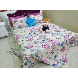 Set ga gối poly trần bông