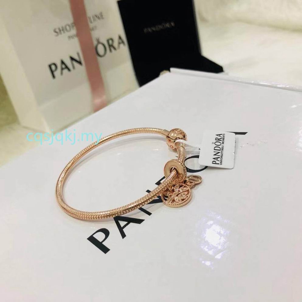 Vòng Tay Chuỗi Hạt Đá Quý Màu Vàng Hồng
