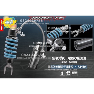Phuộc Bình Dầu Chống Sốc Có Tăng Chĩnh Tfx150 Mt10 Fz150