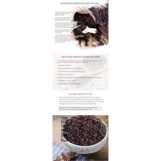 Gạo lứt tím than