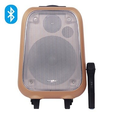 Loa di động Soundmax M6 - 80W : Bluetooth, tặng kèm mic-Hàng Chính Hãng