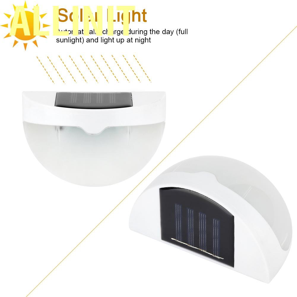 Đèn Led 6 Bóng Năng Lượng Mặt Trời Chiếu Sáng Hàng Rào Sân Vườn