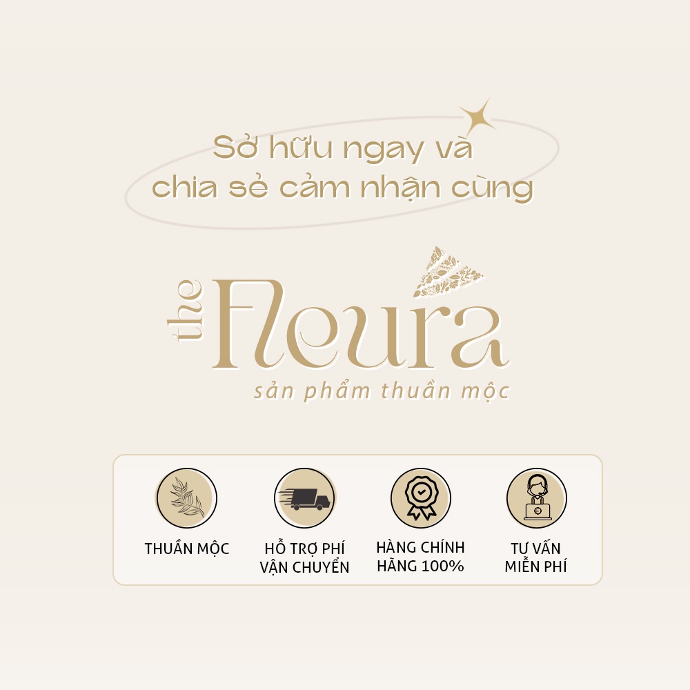 Serum lăn khử mùi hôi nách thảo mộc, serum hôi nách, giảm mồ hôi, giảm thâm nách the Fleura 40ml